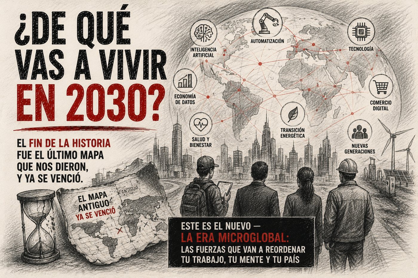 El mapa antiguo ya se venció: la era microglobal y las fuerzas que van a reordenar tu trabajo, tu mente y tu país